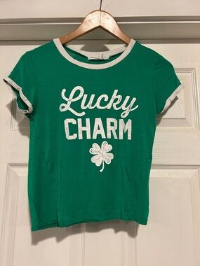 Urban Heritage Green Tee with White Trim